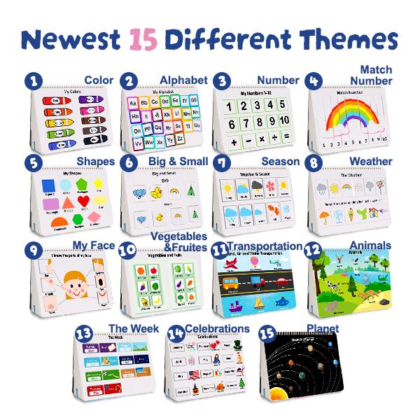 Learnly 30 Activity Preschool Busy Book