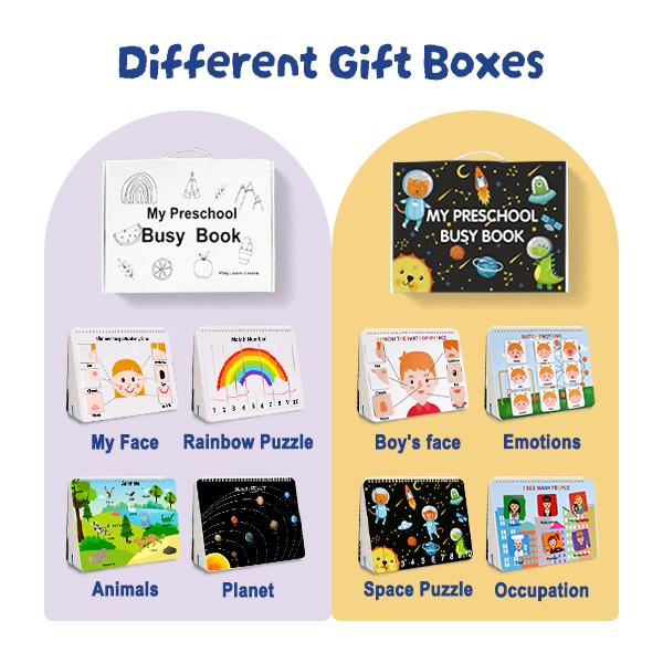 Learnly 30 Activity Preschool Busy Book