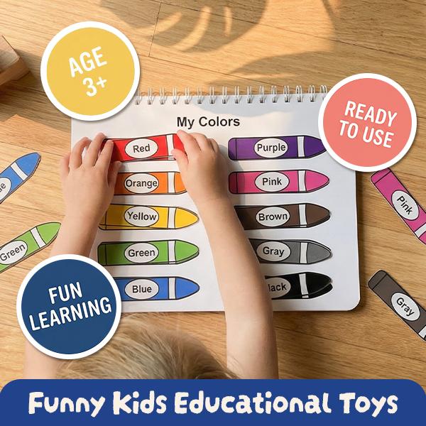 Learnly 30 Activity Preschool Busy Book