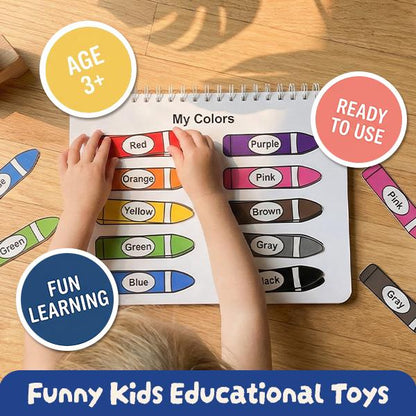 Learnly 30 Activity Preschool Busy Book