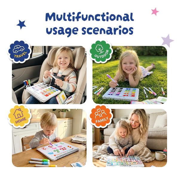 Learnly 30 Activity Preschool Busy Book