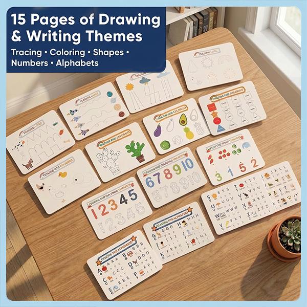Montessori Interactive Learning Busy Book for Toddlers and Preschoolers