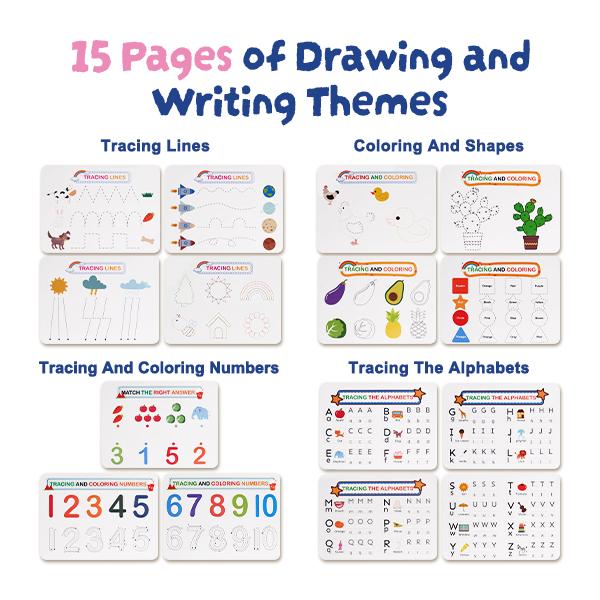 Learnly 30 Activity Preschool Busy Book